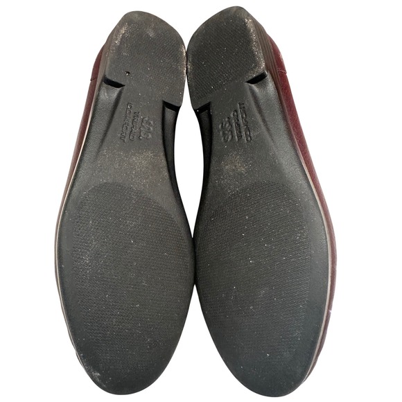 SAS Simplify Everyday Moccasin Loafer Antique Wine Women Sz 9.5N Leather Comfort - Picture 7 of 7